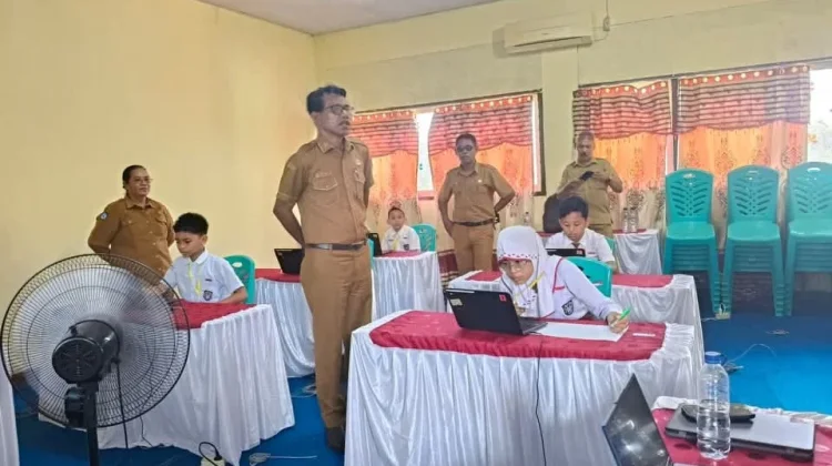 Pemantauan Pelaksanaan Seleksi OSN 2026 oleh Kadisdikbud Kota Tual