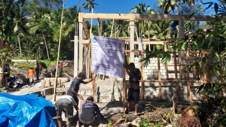 Koramil 1503-02/Elat Bersama Tiga Ohoi Sukseskan Karya Bakti Skala Besar