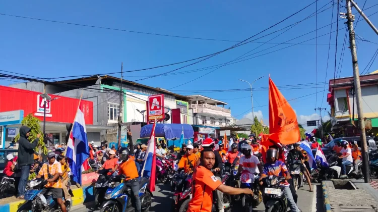 Semangat Piala Dunia Satukan Warga Kei dalam Konvoi Perdamaian