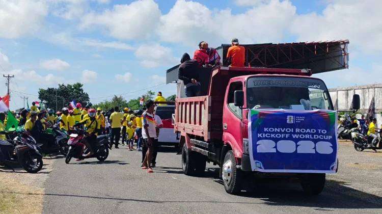 Semangat Piala Dunia Satukan Warga Kei dalam Konvoi Perdamaian