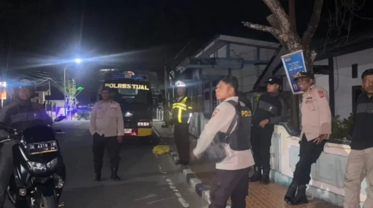 Wujudkan Kamtibmas yang Kondusif, Patroli Polres Tual Rutin Berjalan