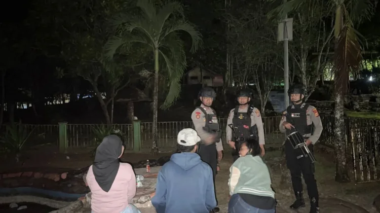 Wujudkan Kamtibmas yang Kondusif, Patroli Polres Tual Rutin Berjalan