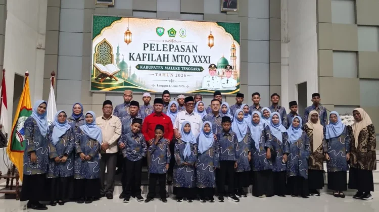 Pelepasan Kafilah MTQ Malra, Target Tingkatkan Prestasi di Tingkat Provinsi