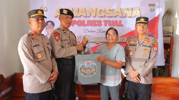 Polres Tual Gelar Anjangsana jelang HUT Bhayangkara ke-80