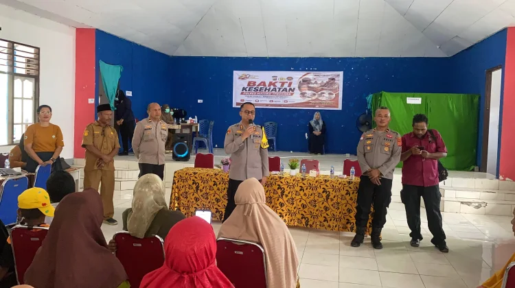 Polres Malra Gelar Bakti Kesehatan di Danar Ternate dan Maar