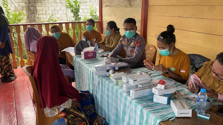 Polres Malra Gelar Bakti Kesehatan di Danar Ternate dan Maar