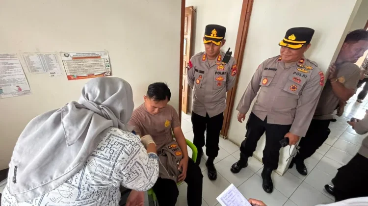 Gelar Donor Darah, Wujud Nyata Polres Tual Sambut HUT Bhayangkara ke-80