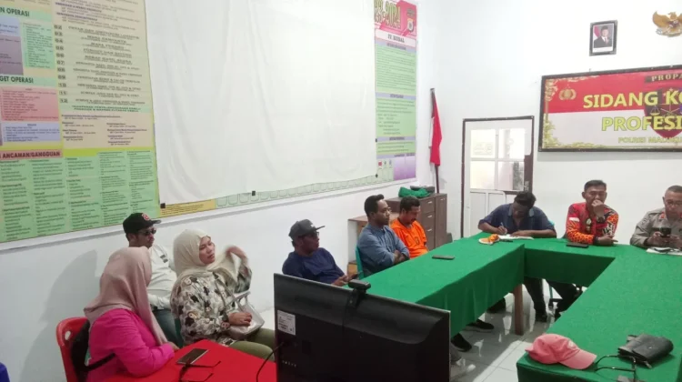 Polres Malra Dukung nobar 32 Besar yang Digagas Pemda