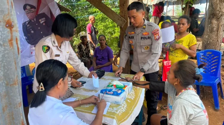 Polres Tual Berikan Layanan Kesehatan Bagi Kaum Marginal