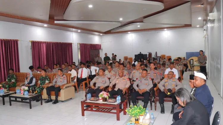 Peringati HUT Bhayangkara ke-80, Polres Tual Gelar Doa Bersama