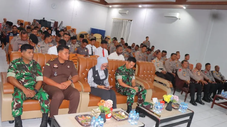 Peringati HUT Bhayangkara ke-80, Polres Tual Gelar Doa Bersama