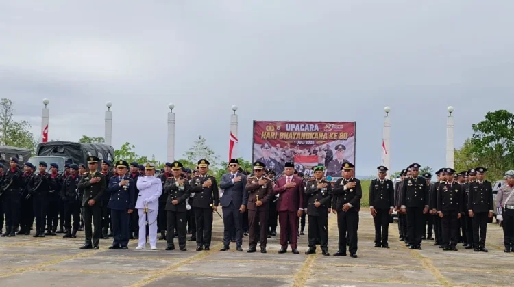 Polres Maluku Tenggara Gelar Upacara Peringatan HUT Bhayangkara Ke-80