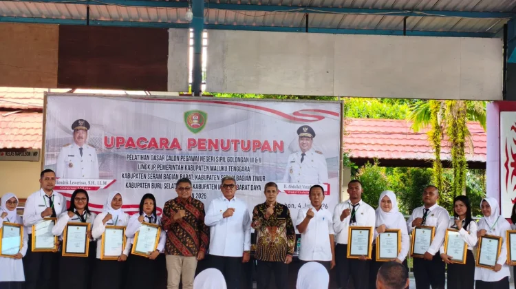 Bupati Thaher Tutup Latsar CPNS Kabupaten Maluku Tenggara Tahun 2026