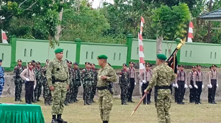 Upacara Sertijab Danyonif 735 Nawasena Tandai Regenerasi Kepemimpinan