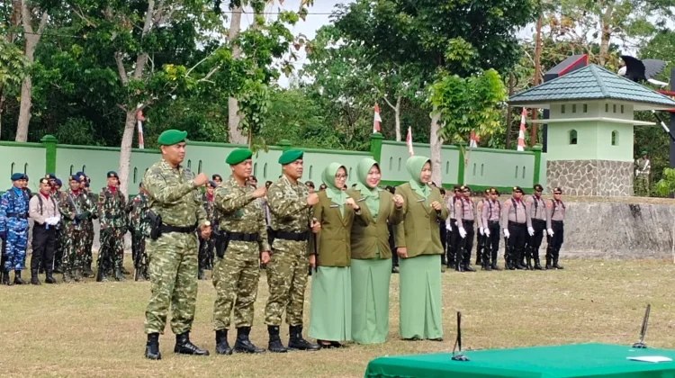 Upacara Sertijab Danyonif 735 Nawasena Tandai Regenerasi Kepemimpinan