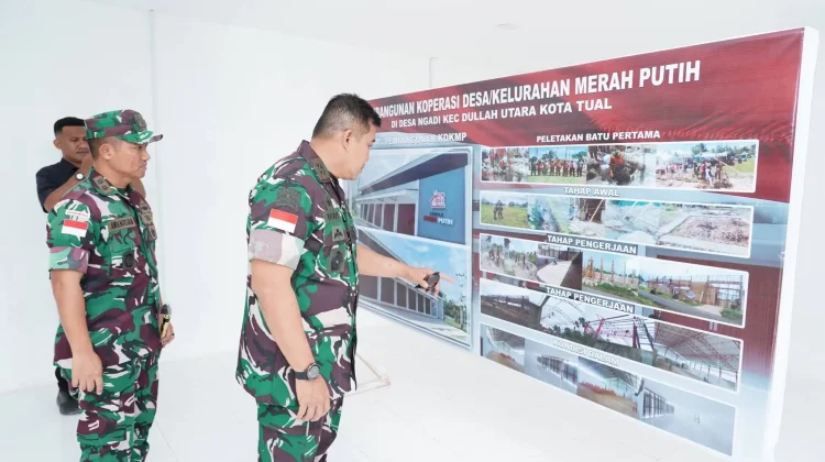 Pangdam Kunjungi Koperasi Merah Putih di Kei