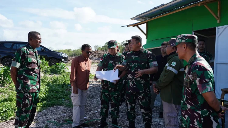 Tinjau Aspek Persiapan, Pangdam XV/Pattimura Turun Langsung ke Desa Dullah