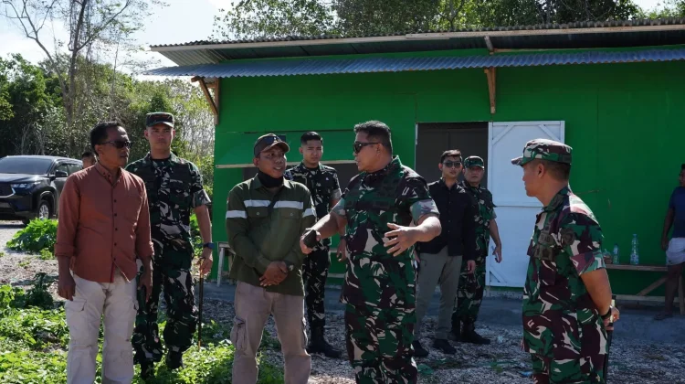 Tinjau Aspek Persiapan, Pangdam XV/Pattimura Turun Langsung ke Desa Dullah