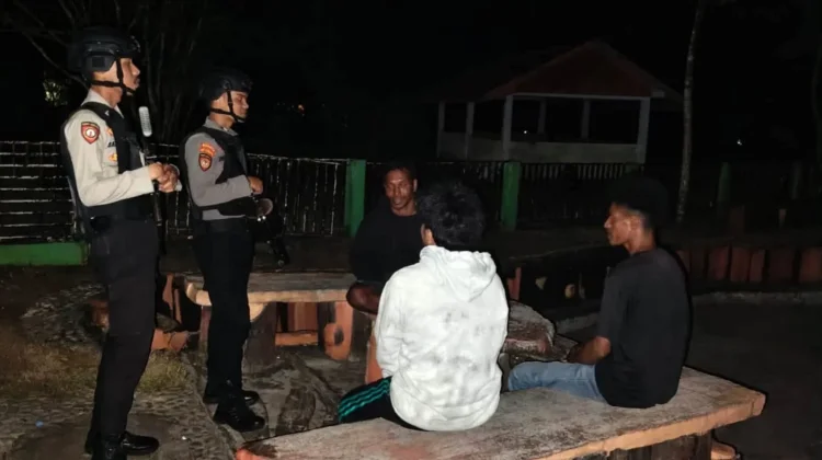 Polres Tual Rutinkan Patroli Kamtibmas Setiap Malam