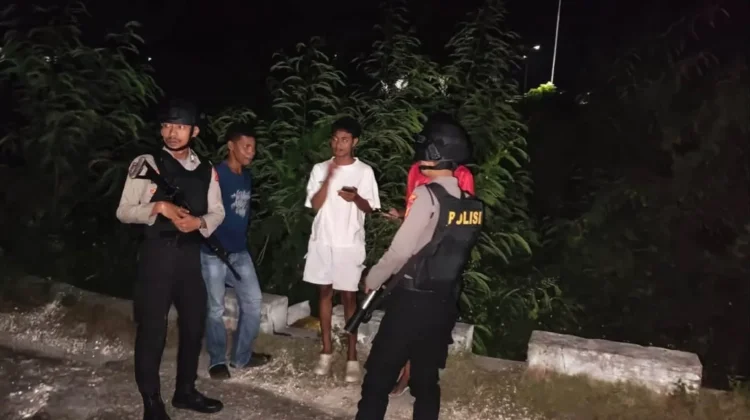 Polres Tual Rutinkan Patroli Kamtibmas Setiap Malam