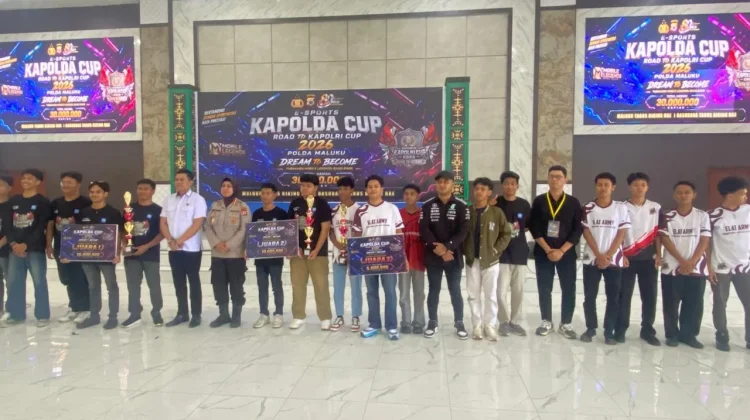 Tim E-sport Polres Tual Raih Juara 3 di Kapolda Cup