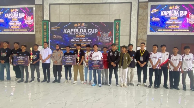 Tim E-sport Polres Tual Raih Juara 3 di Kapolda Cup