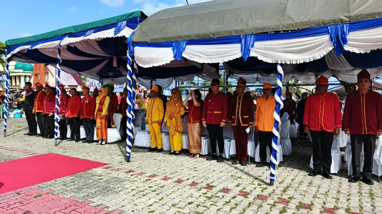 HUT ke-19 Kota Tual ,Laksanakan Upacara di Lapangan Lodar El