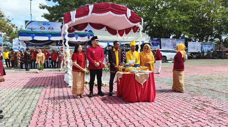 HUT ke-19 Kota Tual ,Laksanakan Upacara di Lapangan Lodar El