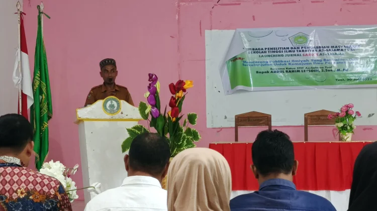 Sekolah Tinggi Ilmu Tarbiyah As Salama Tual Launching Jurnal Sardik As Salama