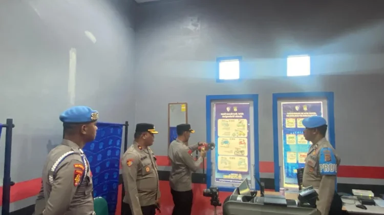 Kapolres Tual Tinjau Layanan Publik di Polres Tual