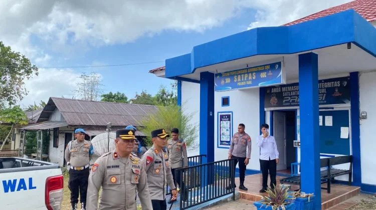 Kapolres Tual Tinjau Layanan Publik di Polres Tual