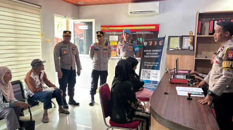Kapolres Tual Tinjau Layanan Publik di Polres Tual