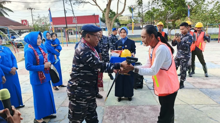 Danlanal Tual Kunjungi TK Hang Tuah, Dorong Peningkatan Infrastruktur & Pendidikan
