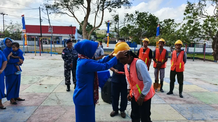 Danlanal Tual Kunjungi TK Hang Tuah, Dorong Peningkatan Infrastruktur & Pendidikan