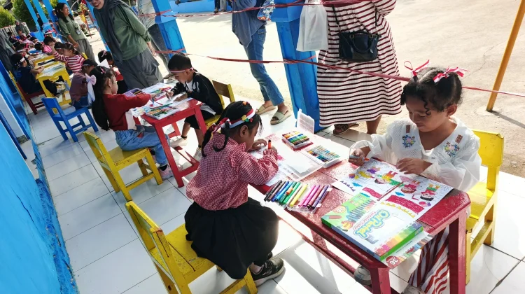 Gelar Lomba Mewarnai, TK Hang Tuah Tual Bantu Tingkatkan Jiwa Seni Anak Usia Dini