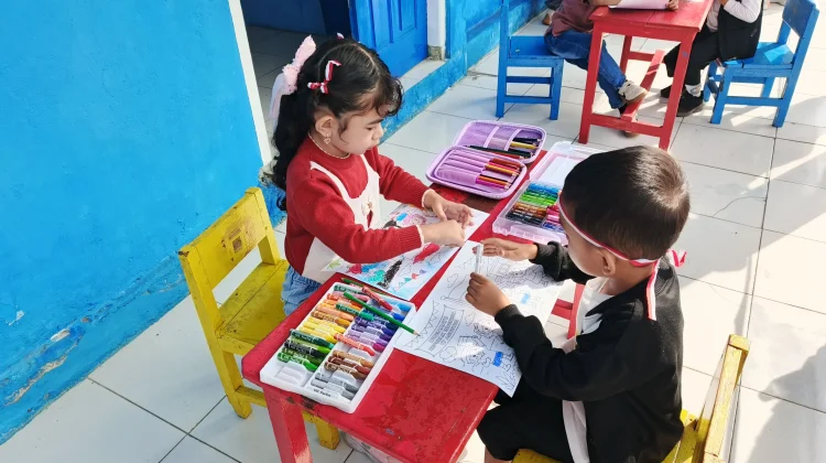 Gelar Lomba Mewarnai, TK Hang Tuah Tual Bantu Tingkatkan Jiwa Seni Anak Usia Dini