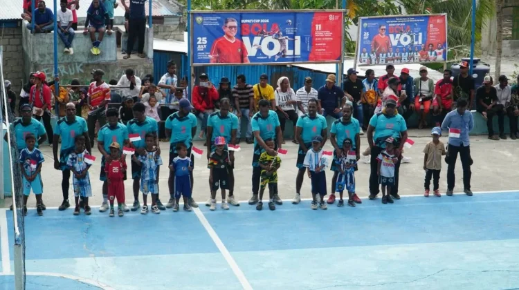 Bupati Hadiri Final Turnamen Voli Antar Ohoi di Kei Besar Selatan Barat