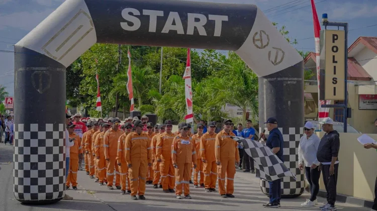 Gerak Jalan Indah Kategori Umum dan OPD Meriahkan HUT RI ke-81 di Malra