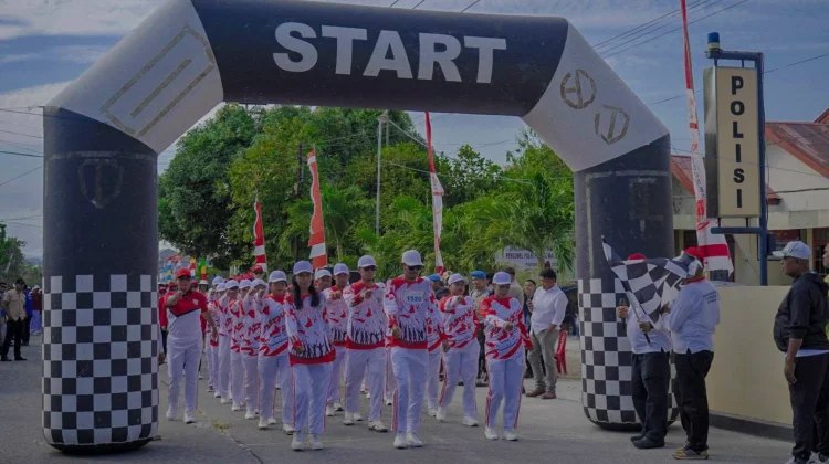 Gerak Jalan Indah Kategori Umum dan OPD Meriahkan HUT RI ke-81 di Malra