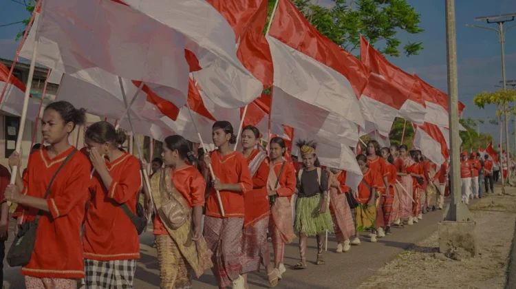 Kirab Kebangsaan Merah Putih Semarakkan HUT RI Ke-81 di Maluku Tenggara