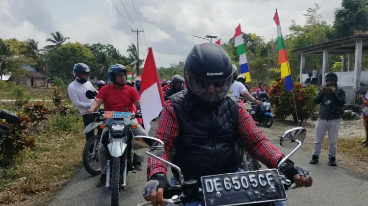 Touring Kebangsaan Semarakkan HUT RI ke-81 di Maluku Tenggara