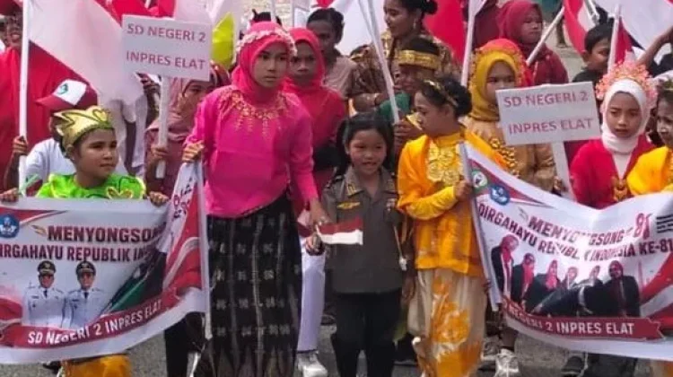 Dari Kei Besar, Warga Tunjukkan Cinta Merah Putih
