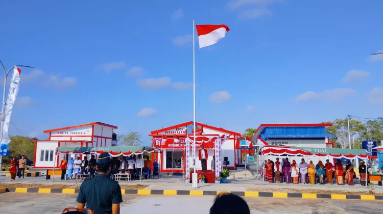 PPN Tual Gelar Upacara Peringatan HUT RI Ke-81