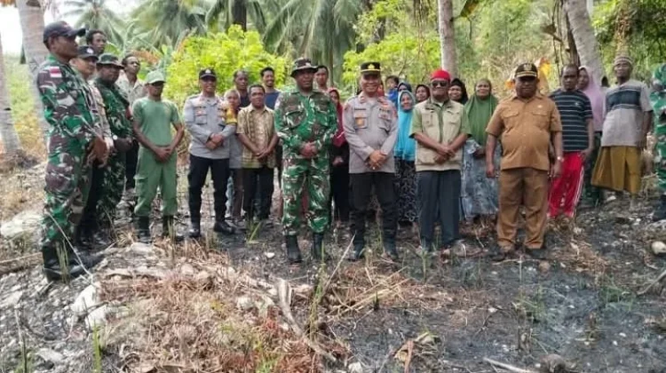 TNI-Polri dan Pemerintah Desa Bersinergi Cegah Karhutla di Tengah Musim Kemarau