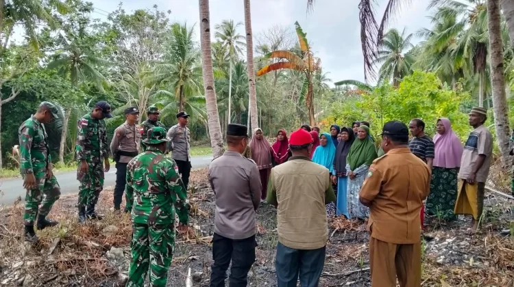 Sinergi TNI-Polri Bersama Pemerintah Ohoi Cegah Kebakaran di Musim Kemarau
