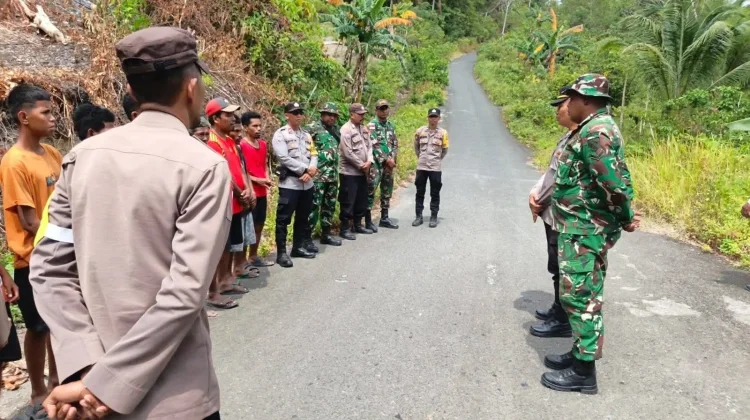 Sinergi TNI-Polri Bersama Pemerintah Ohoi Cegah Kebakaran di Musim Kemarau