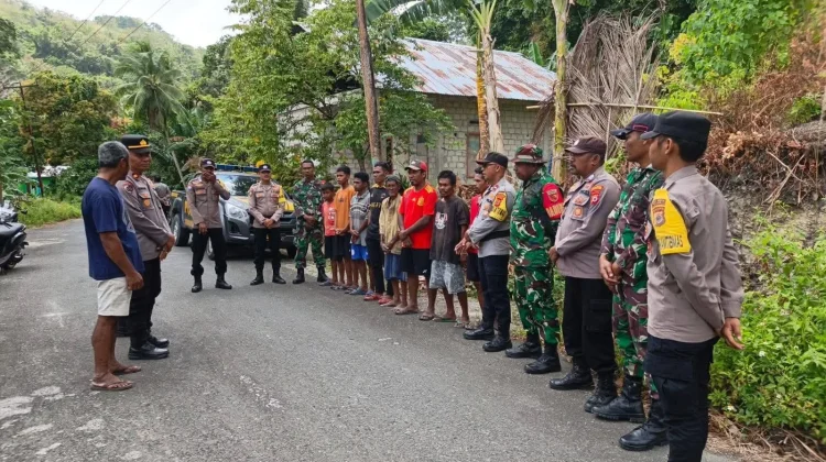 Sinergi TNI-Polri Bersama Pemerintah Ohoi Cegah Kebakaran di Musim Kemarau