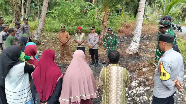 Sinergi TNI-Polri Bersama Pemerintah Ohoi Cegah Kebakaran di Musim Kemarau