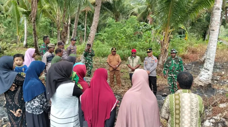 Sinergi TNI-Polri Bersama Pemerintah Ohoi Cegah Kebakaran di Musim Kemarau