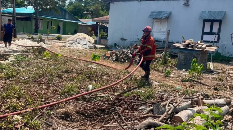 Kebakaran Lahan Terjadi di Jalan Dr. J. Laimena Tual